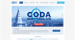 Desktop Screenshot of codaresources.com